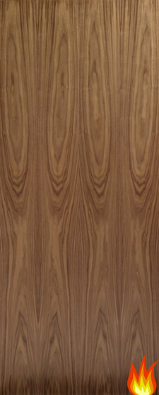 Flush Internal Walnut 60 Minute Fire Door (FD60)